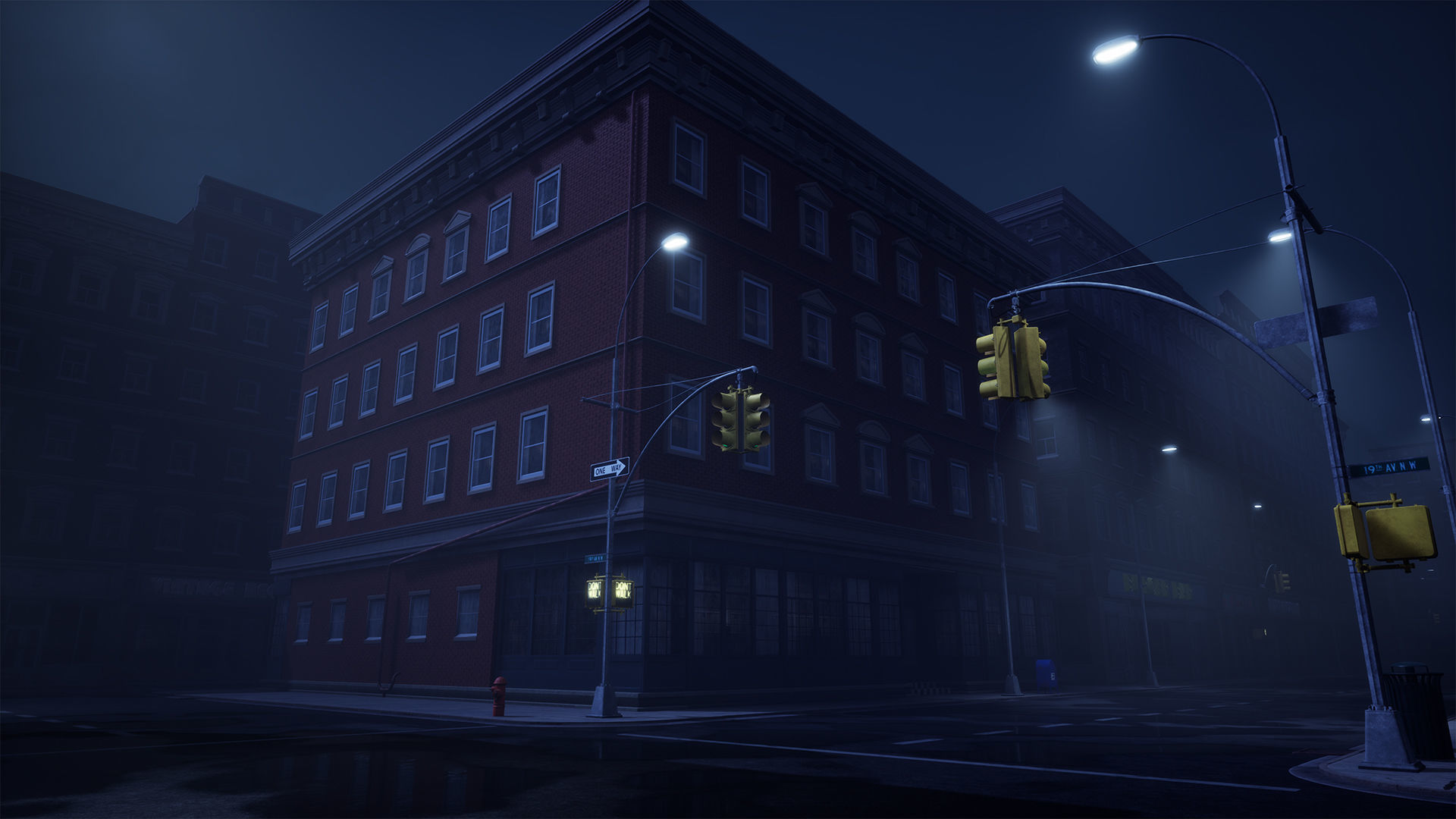 City Shops - Modular Kit - Unreal 4 Low-poly 3D model_12