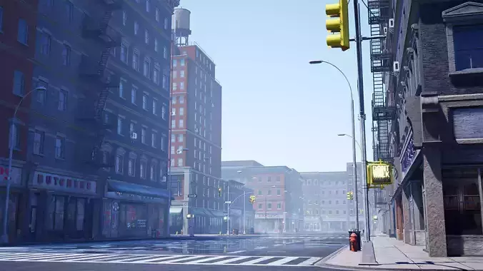 City Shops - Modular Kit - Unreal 4