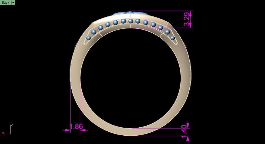 Farahvar ring 001 3D print model_8