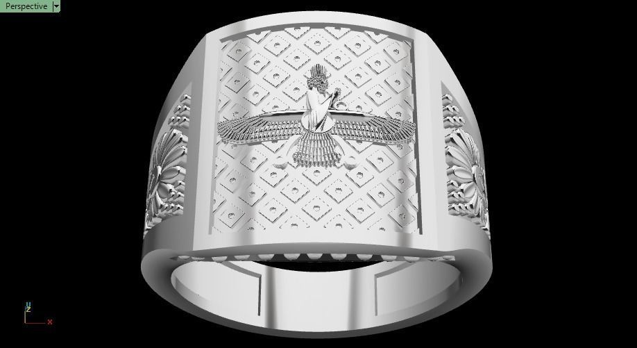 Farahvar ring 001 3D print model_15