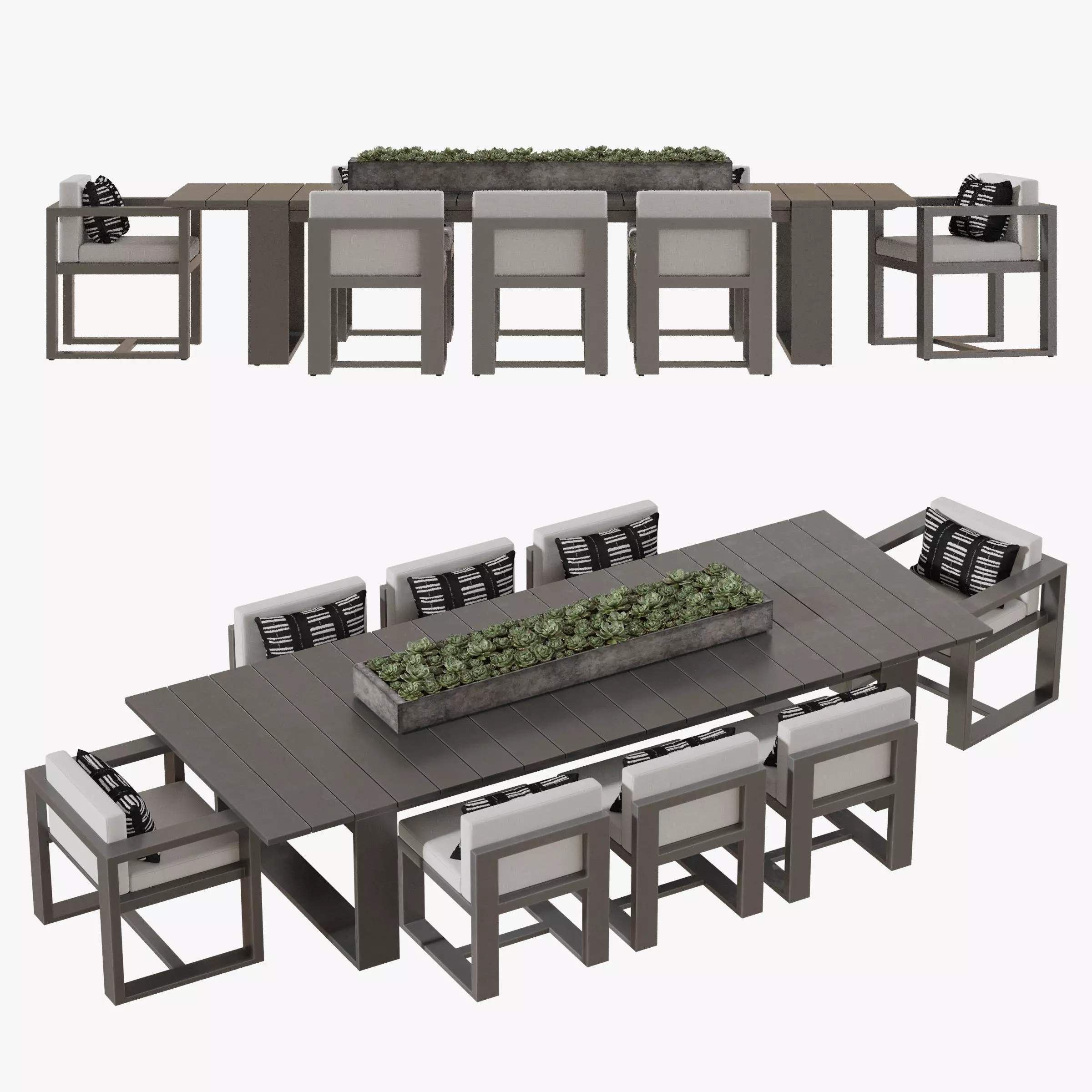 RH BAHIA ALUMINUM set 01 3D model