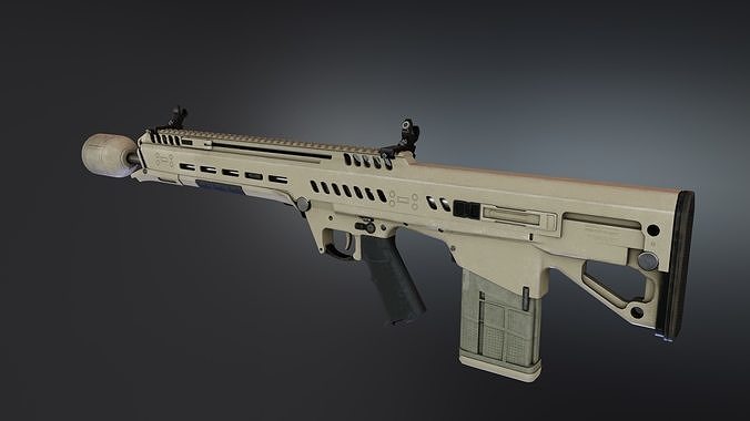 Beretta RM277 GD NGSW Low-poly 3D model