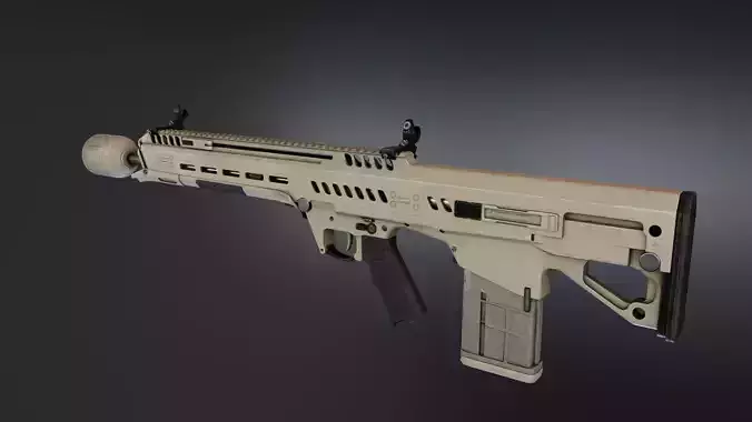 Beretta RM277 GD NGSW Low-poly 3D model