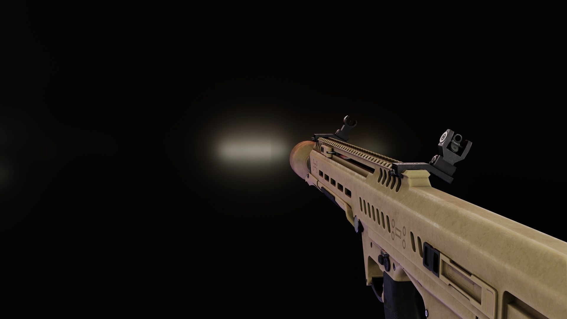 Beretta RM277 GD NGSW Low-poly 3D model_6