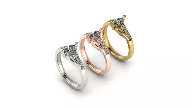 Special designed women solitaire ring