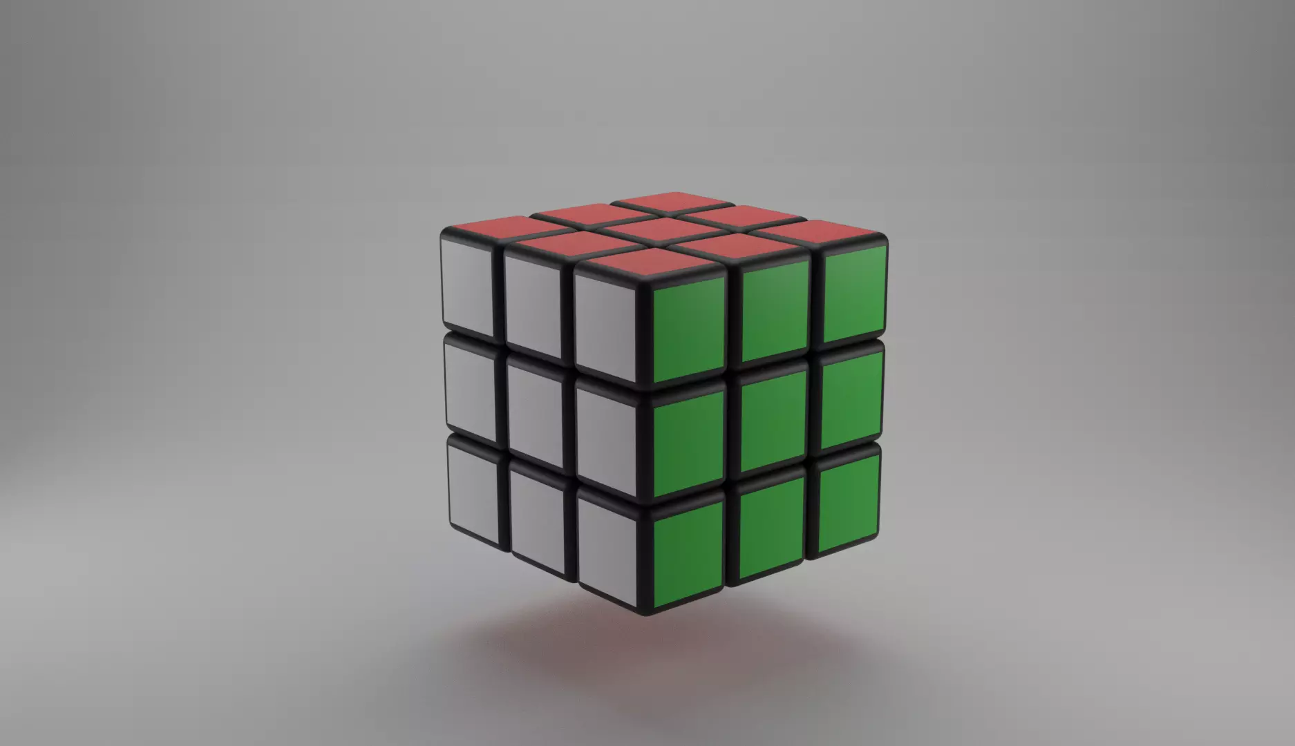Rubik Cube 3D model and animated 3D model