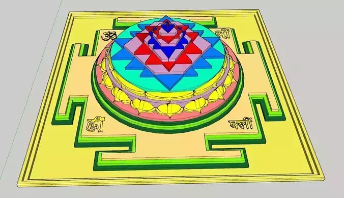 SRI YANTRA  MERU