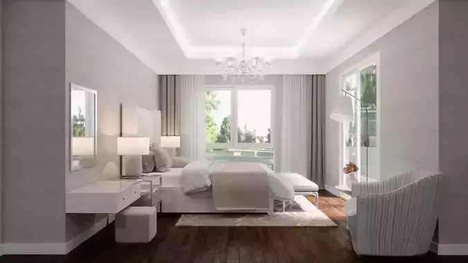 BEDROOM - neoclassical style