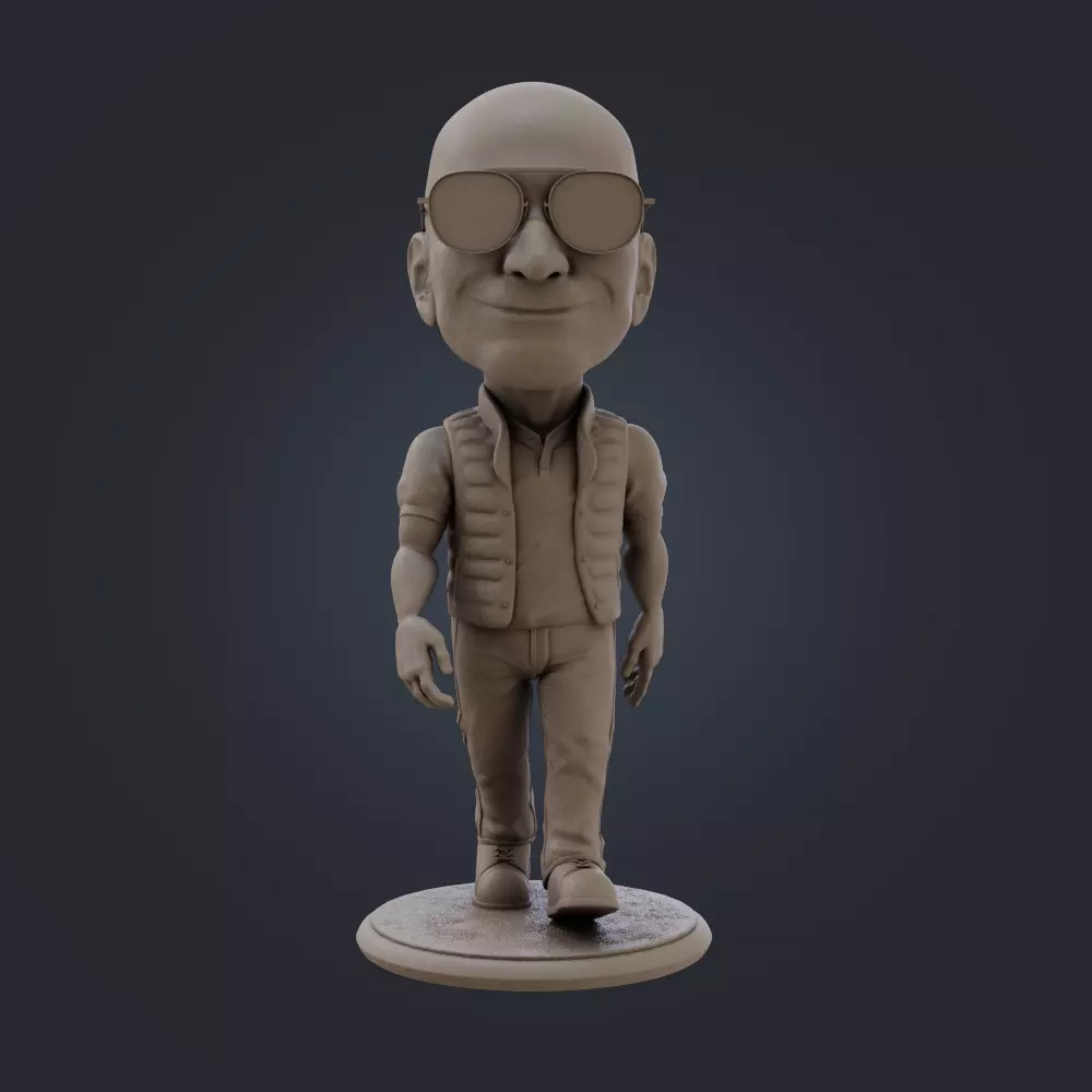 Jeff Bezos - Bighead Style 3D print model_0