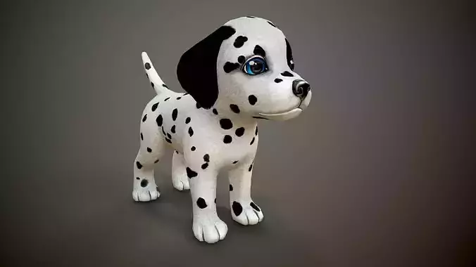 Dalmatian stuffed dog