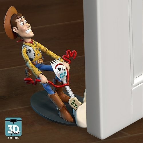 Woody - Door Stopper - Toy 3D print model