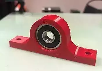 Bearing Pillow Block for 608 Bearing M3 M4 Quarter Inch Holes 3D print model