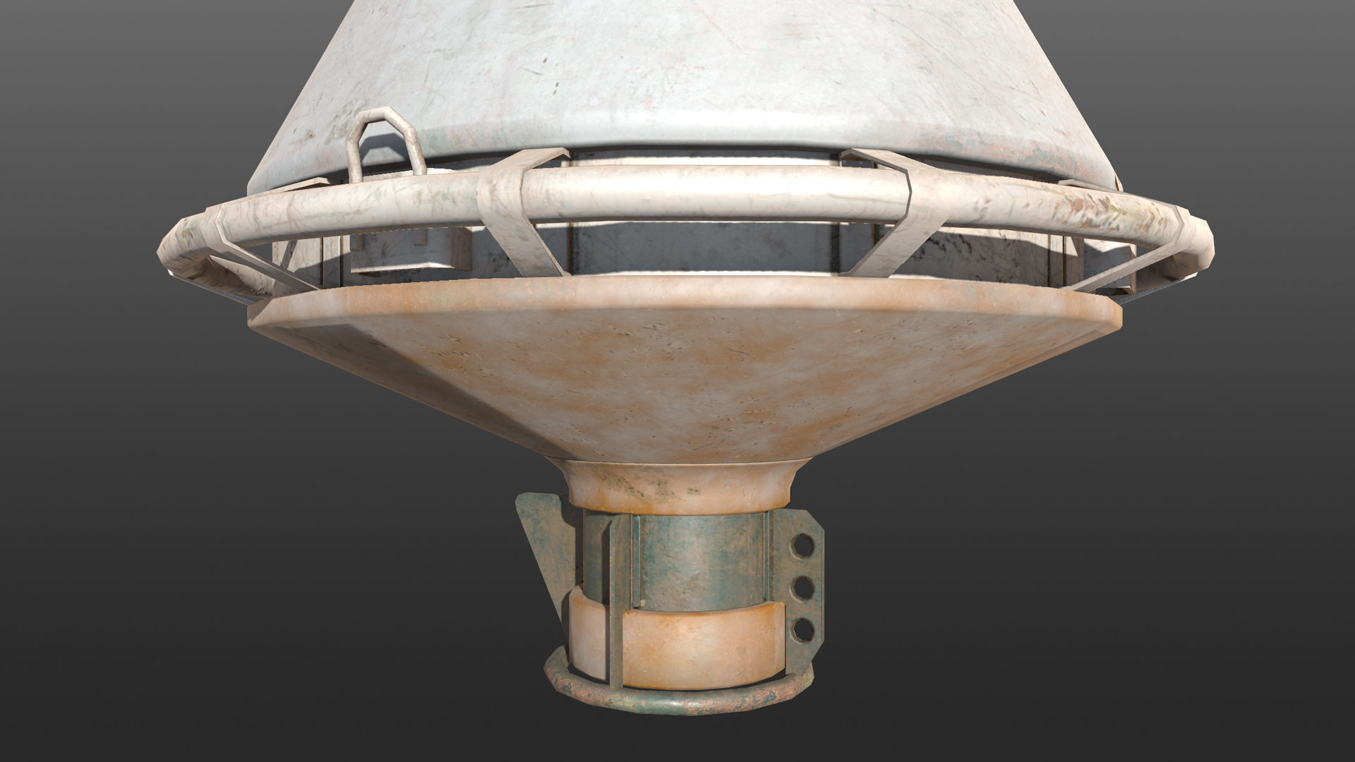 Buoy River RB-4-01 Left Side Mark Low-poly 3D model_19