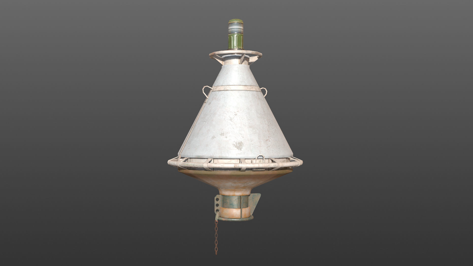 Buoy River RB-4-01 Left Side Mark Low-poly 3D model_14