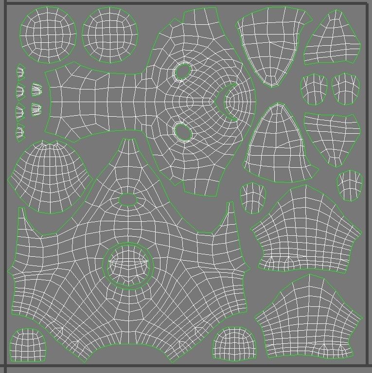 Pug Mops Low-poly 3D model_11