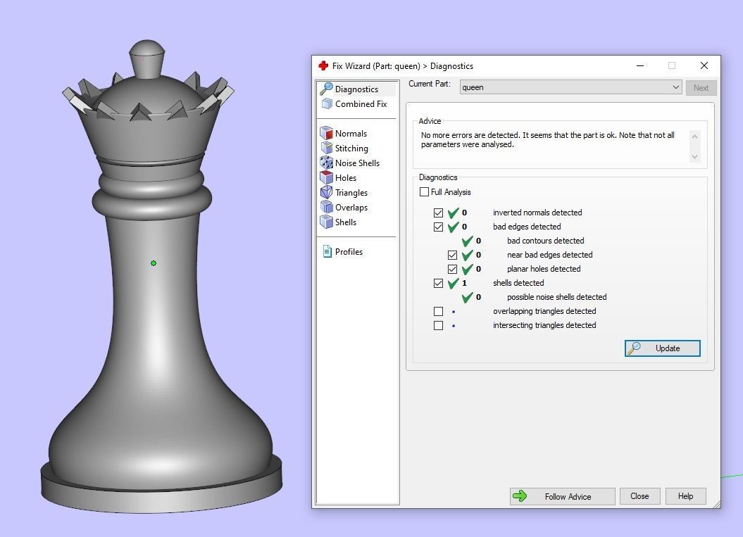 Printable chess pieces - no textures included 3D print model_9
