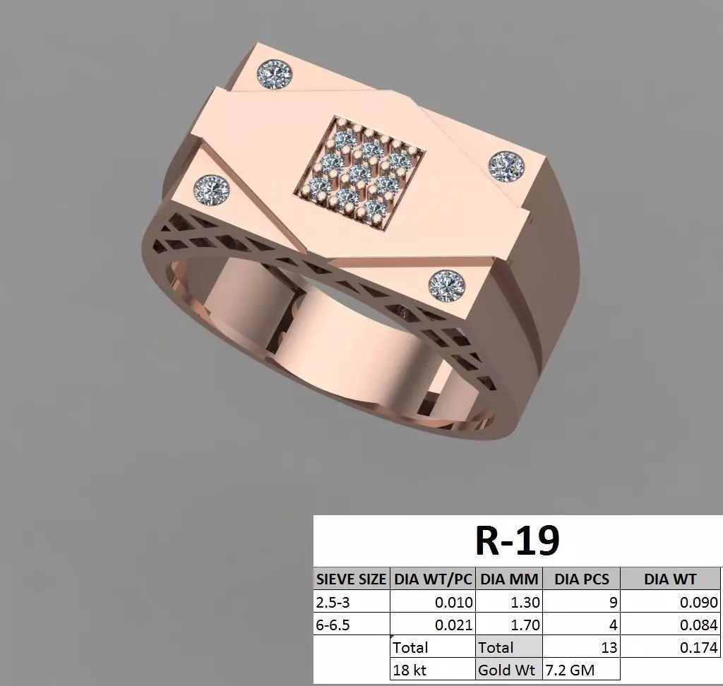 Male ring 3dm stl detail  3D print model_0
