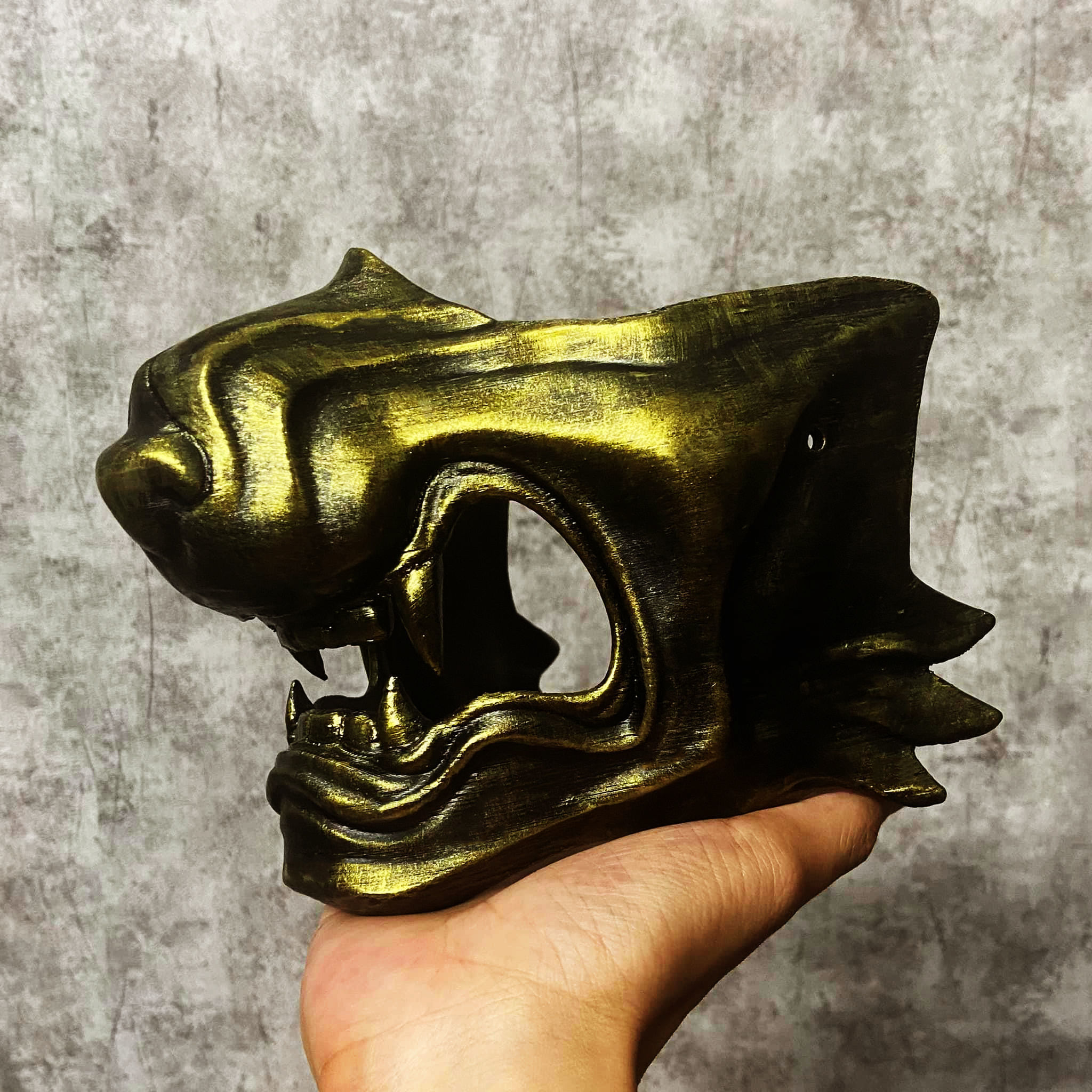 Ghost Of Tsushima - Wolf Mask - Samurai Cosplay Mask 3D print model_5