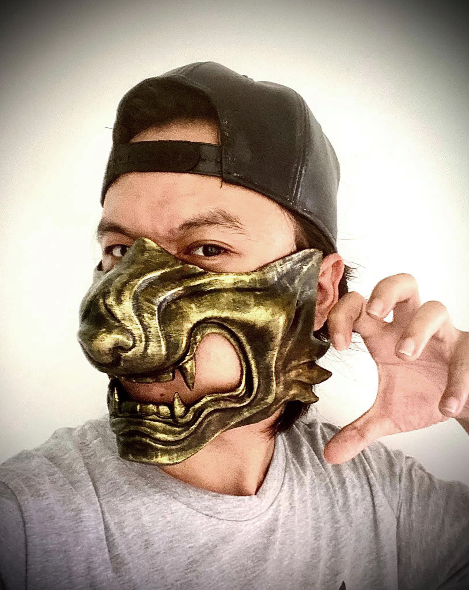 Ghost Of Tsushima - Wolf Mask - Samurai Cosplay Mask 3D print model_2