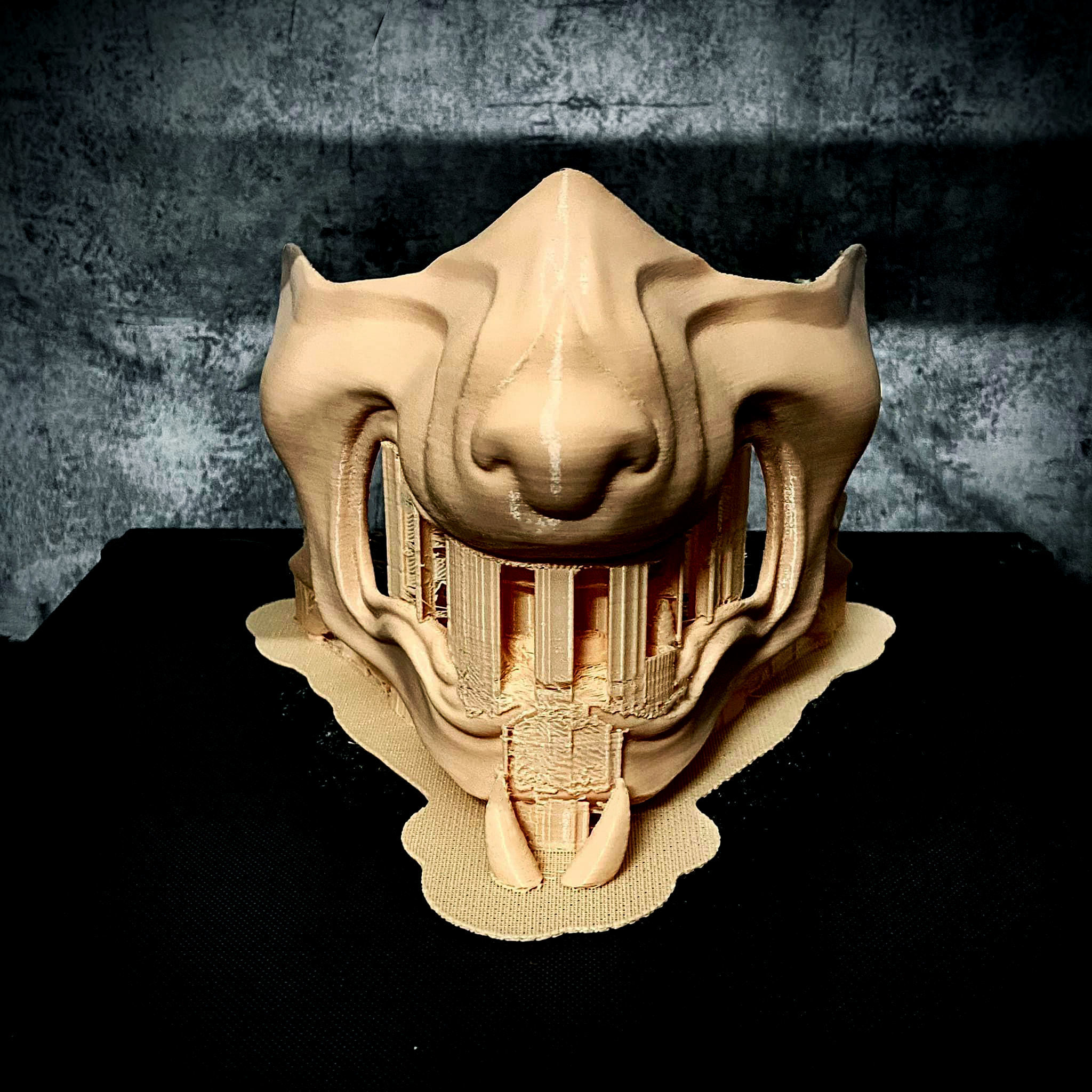 Ghost Of Tsushima - Wolf Mask - Samurai Cosplay Mask 3D print model_8