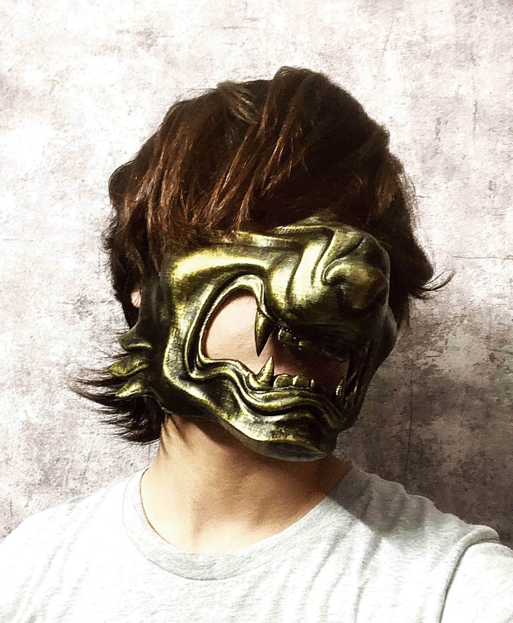 Ghost Of Tsushima - Wolf Mask - Samurai Cosplay Mask 3D print model_3