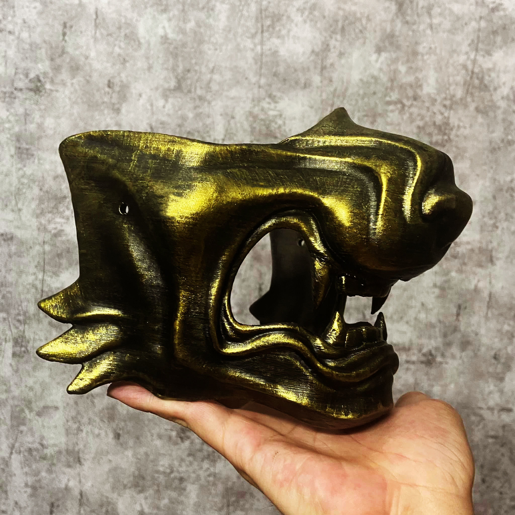 Ghost Of Tsushima - Wolf Mask - Samurai Cosplay Mask 3D print model_4