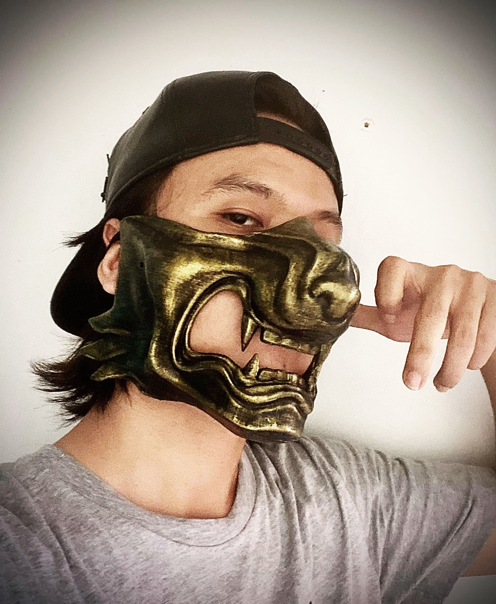 Ghost Of Tsushima - Wolf Mask - Samurai Cosplay Mask 3D print model_1