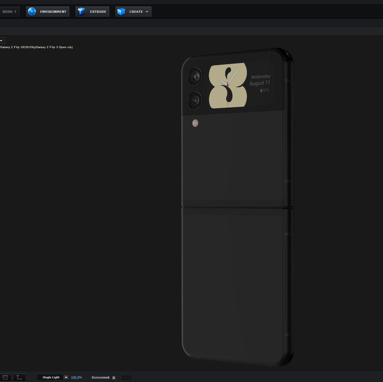 Samsung Galaxy Z Flip 3 3D model_22