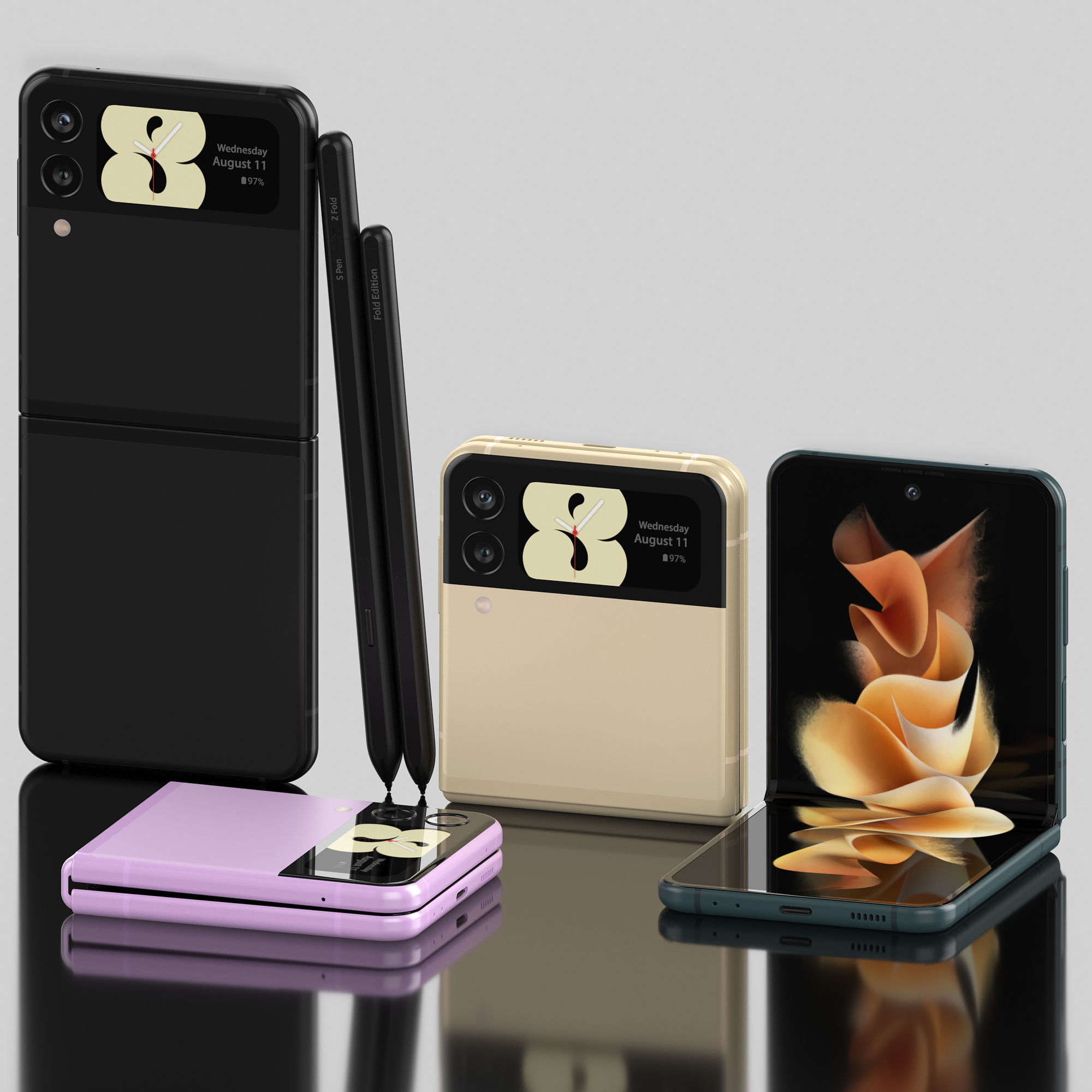 Samsung Galaxy Z Flip 3 3D model_0