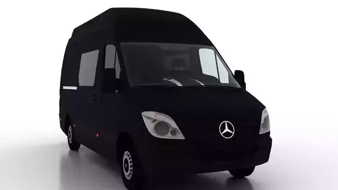 Mercedes Benz Sprinter L2H3 2009 Crew Van EU 3D model
