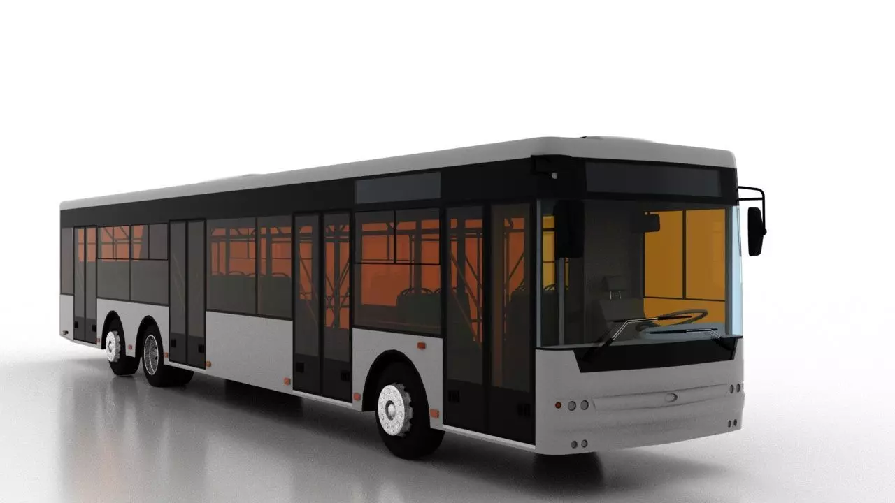 Bus Bogdan A80190 3D model_0