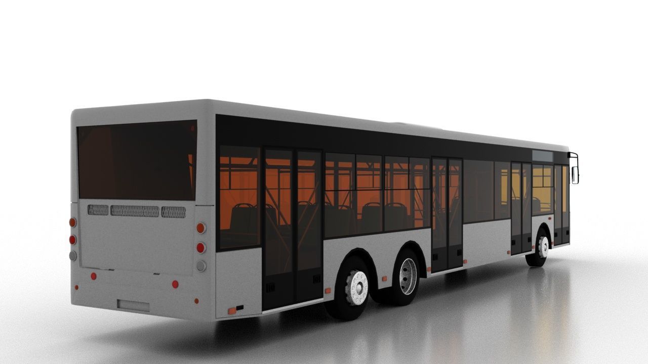 Bus Bogdan A80190 3D model_5