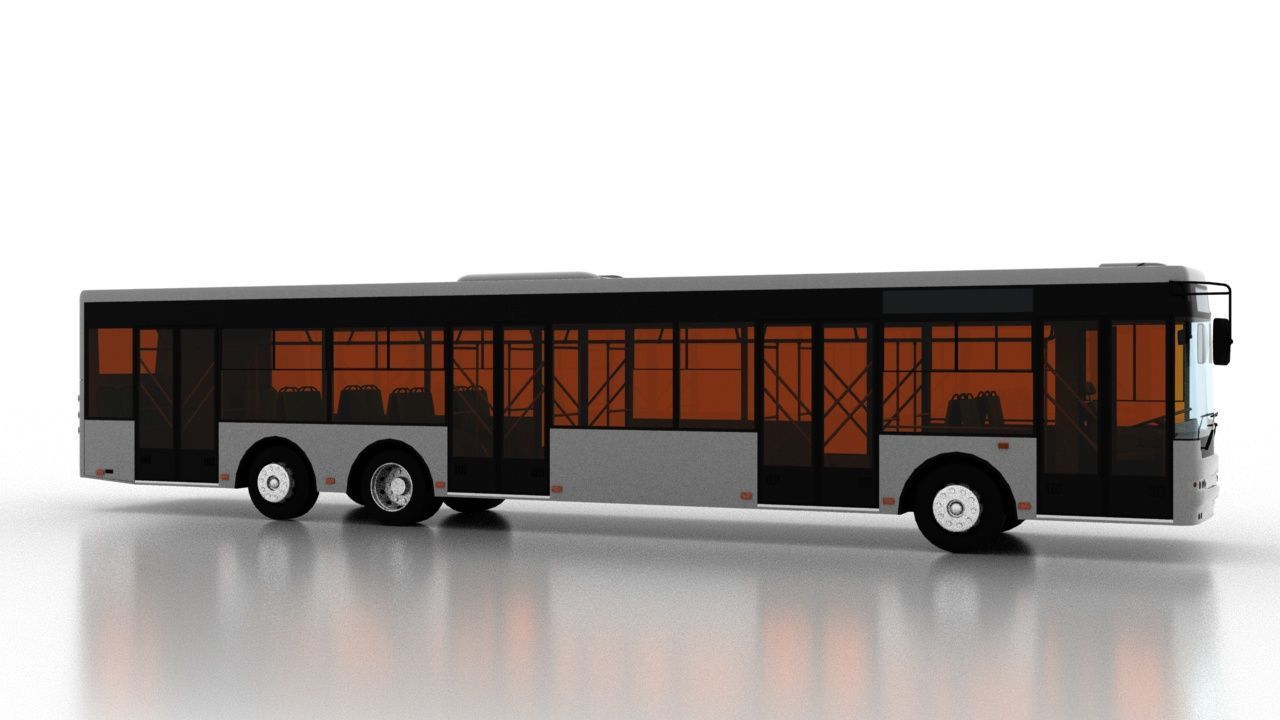 Bus Bogdan A80190 3D model_7