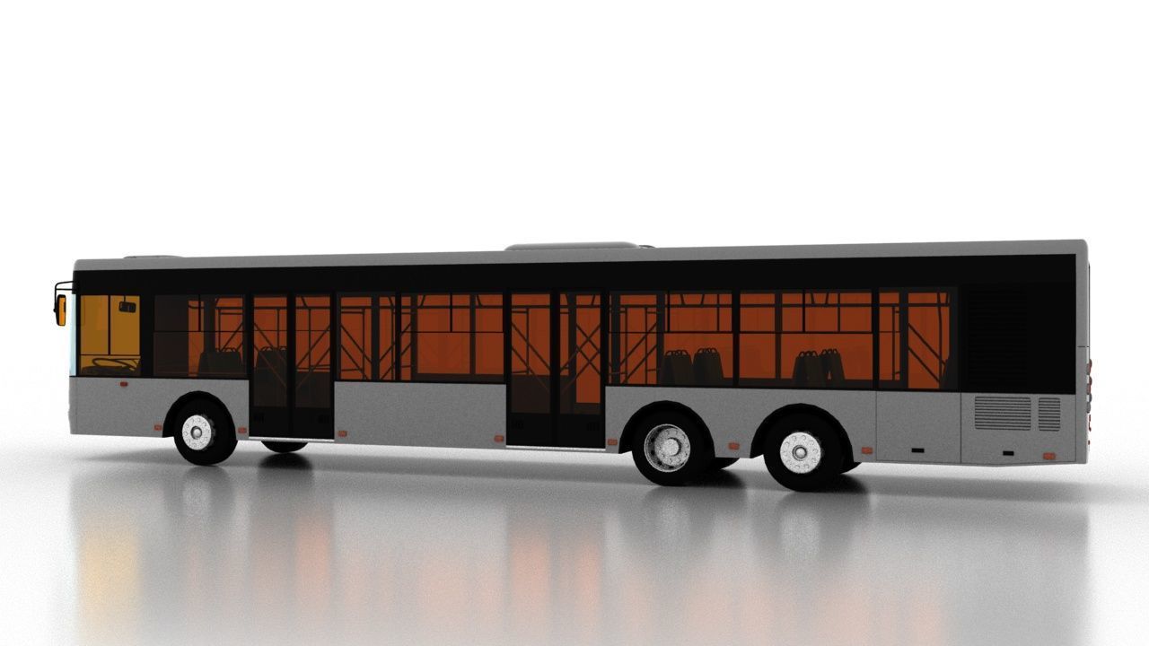 Bus Bogdan A80190 3D model_3