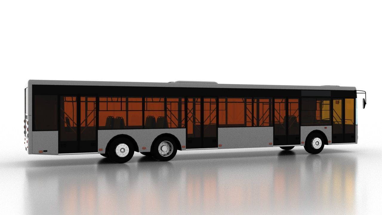 Bus Bogdan A80190 3D model_6