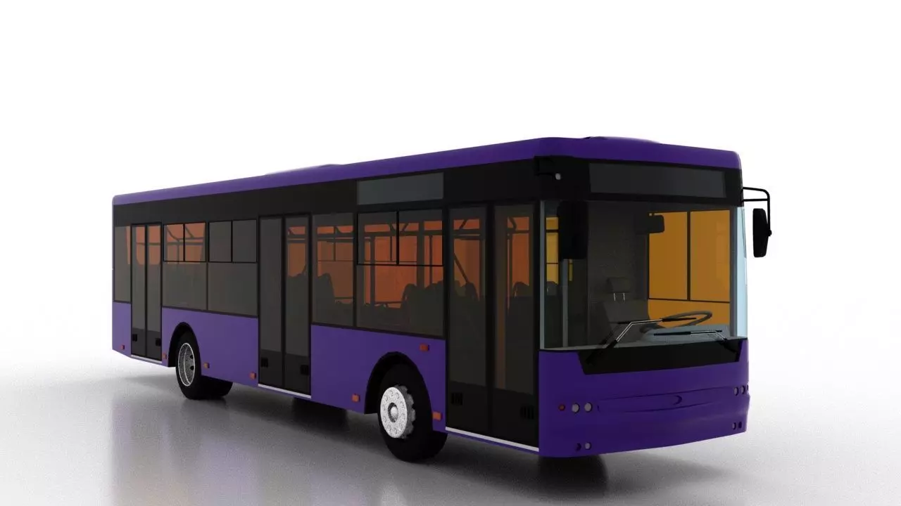 Bus Bogdan A70132 3D model_0