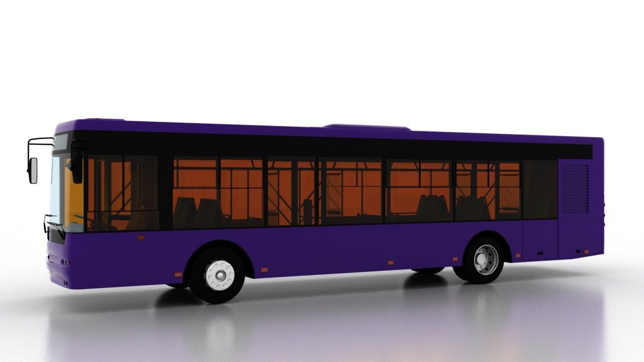 Bus Bogdan A70132 3D model_2
