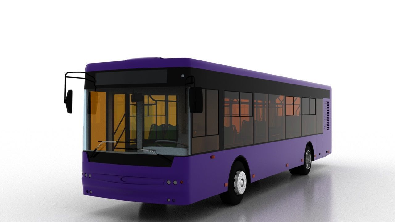 Bus Bogdan A70132 3D model_1