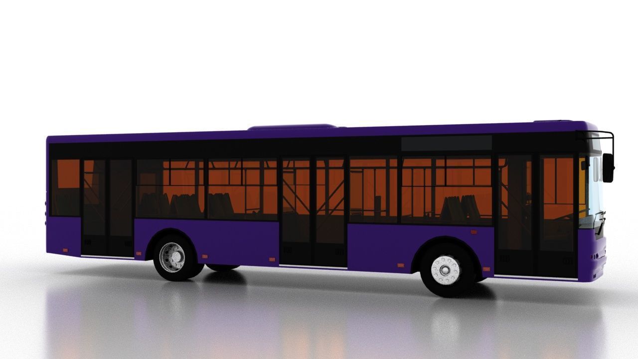 Bus Bogdan A70132 3D model_7
