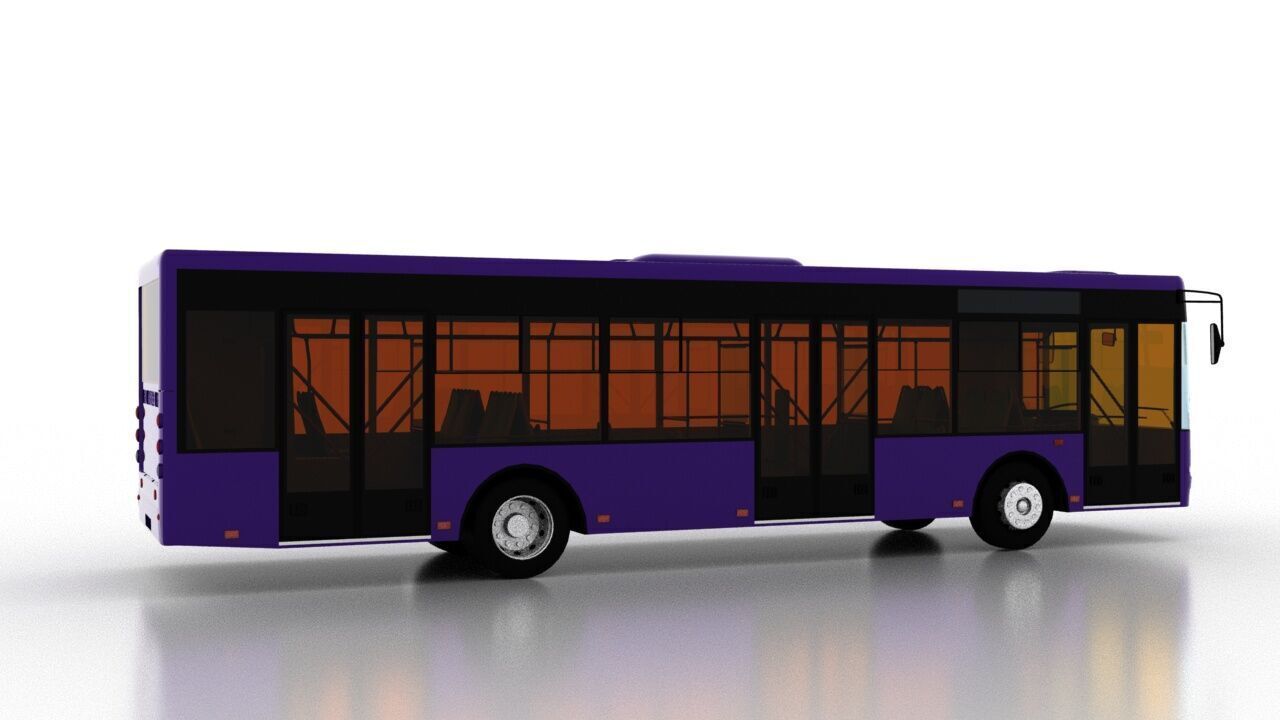 Bus Bogdan A70132 3D model_6