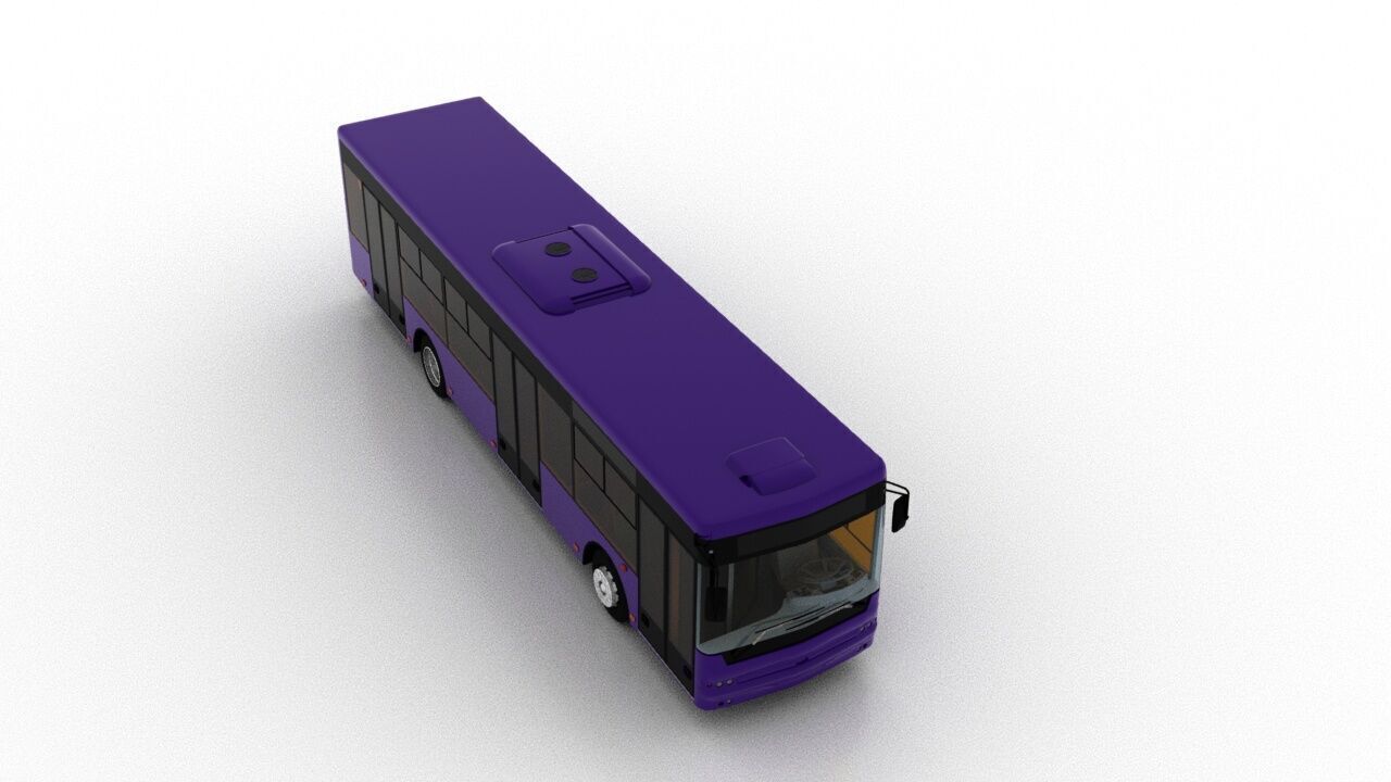 Bus Bogdan A70132 3D model_8