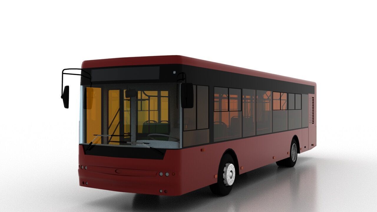 Bus Bogdan A70130 3D model_1