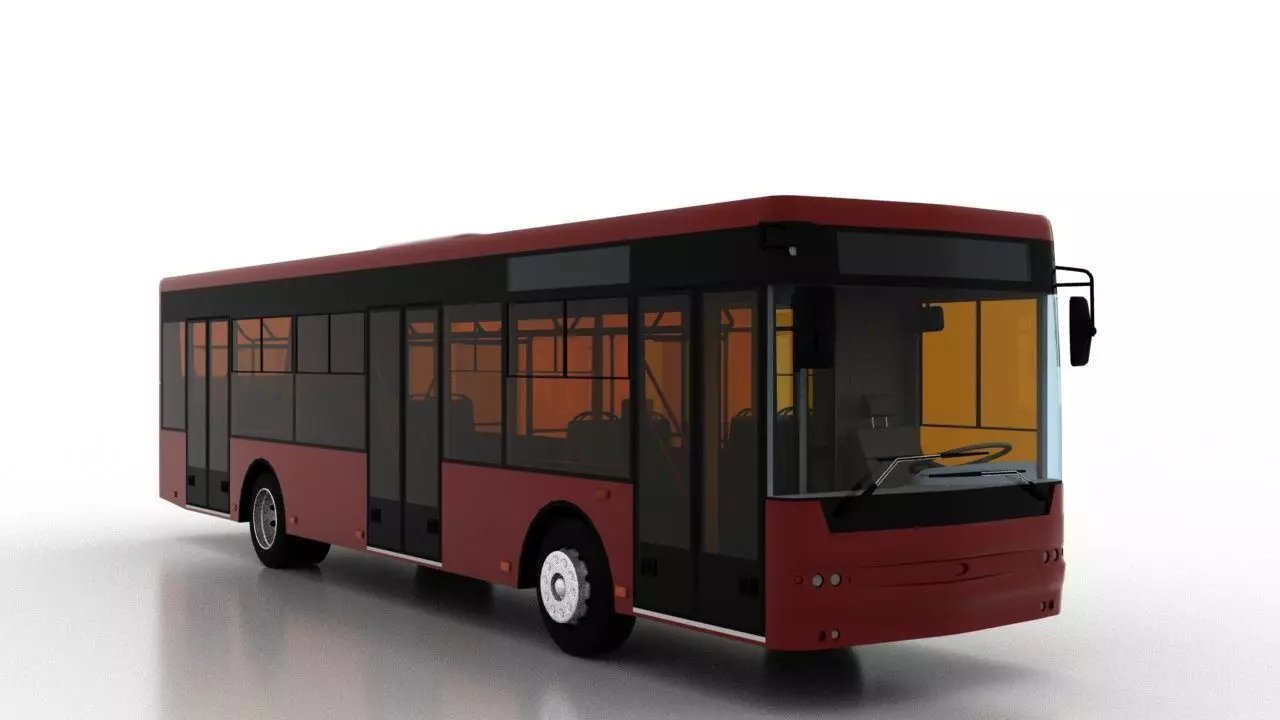 Bus Bogdan A70130 3D model_0