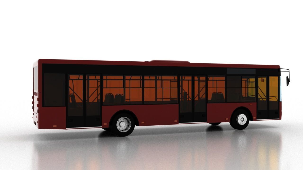Bus Bogdan A70130 3D model_6