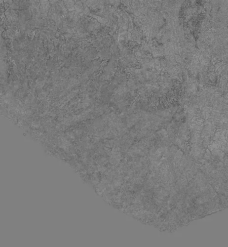 Liberia High resolution 8k curvature map