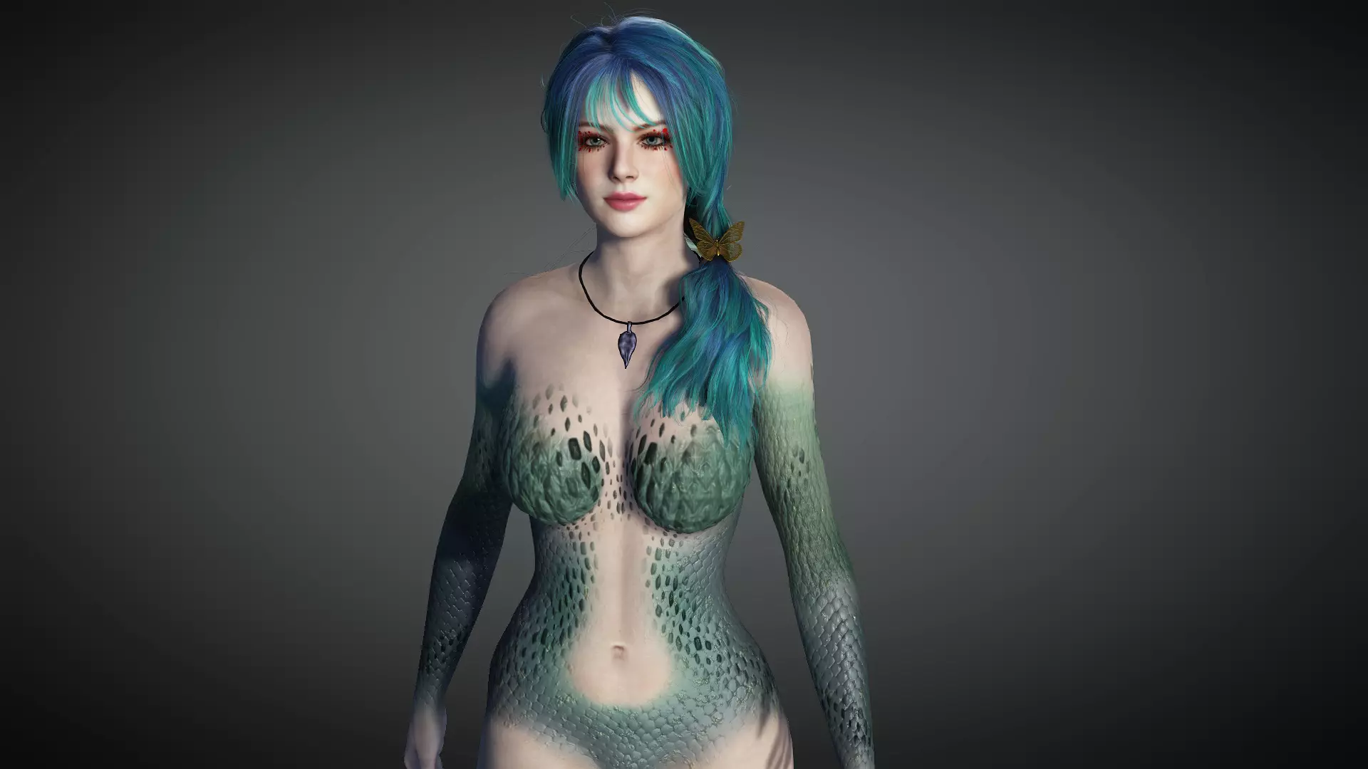 AAA Fantasy Female Character 03 Low-poly 3D model_0