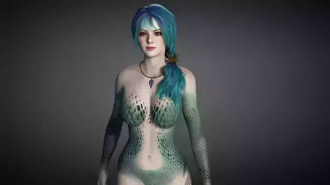 AAA Fantasy Female Character 03 Low-poly 3D model AAA Fantasy Female Character 03 Low-poly 3D model