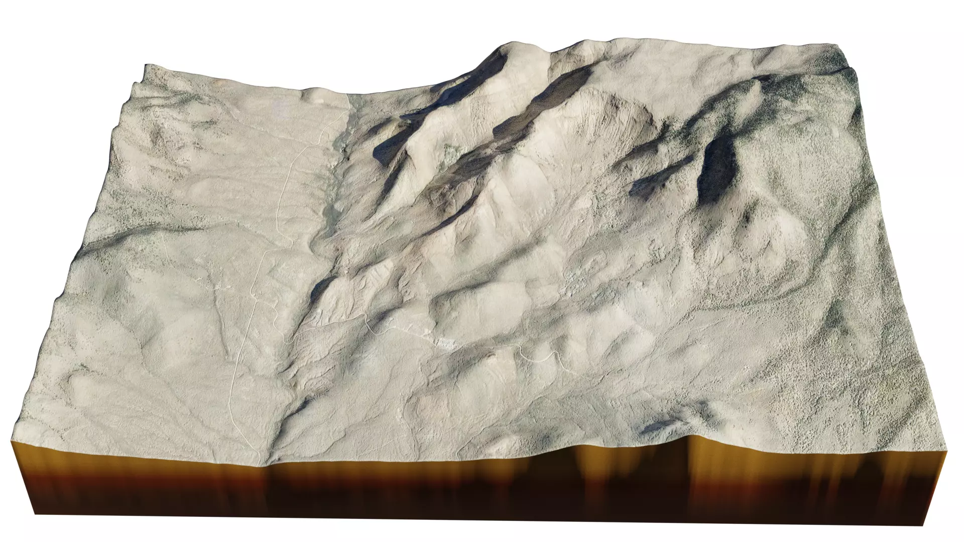 Desert mountain 3D model