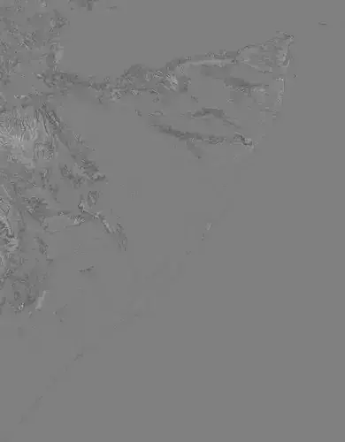 Somalia High resolution 26k curvature map