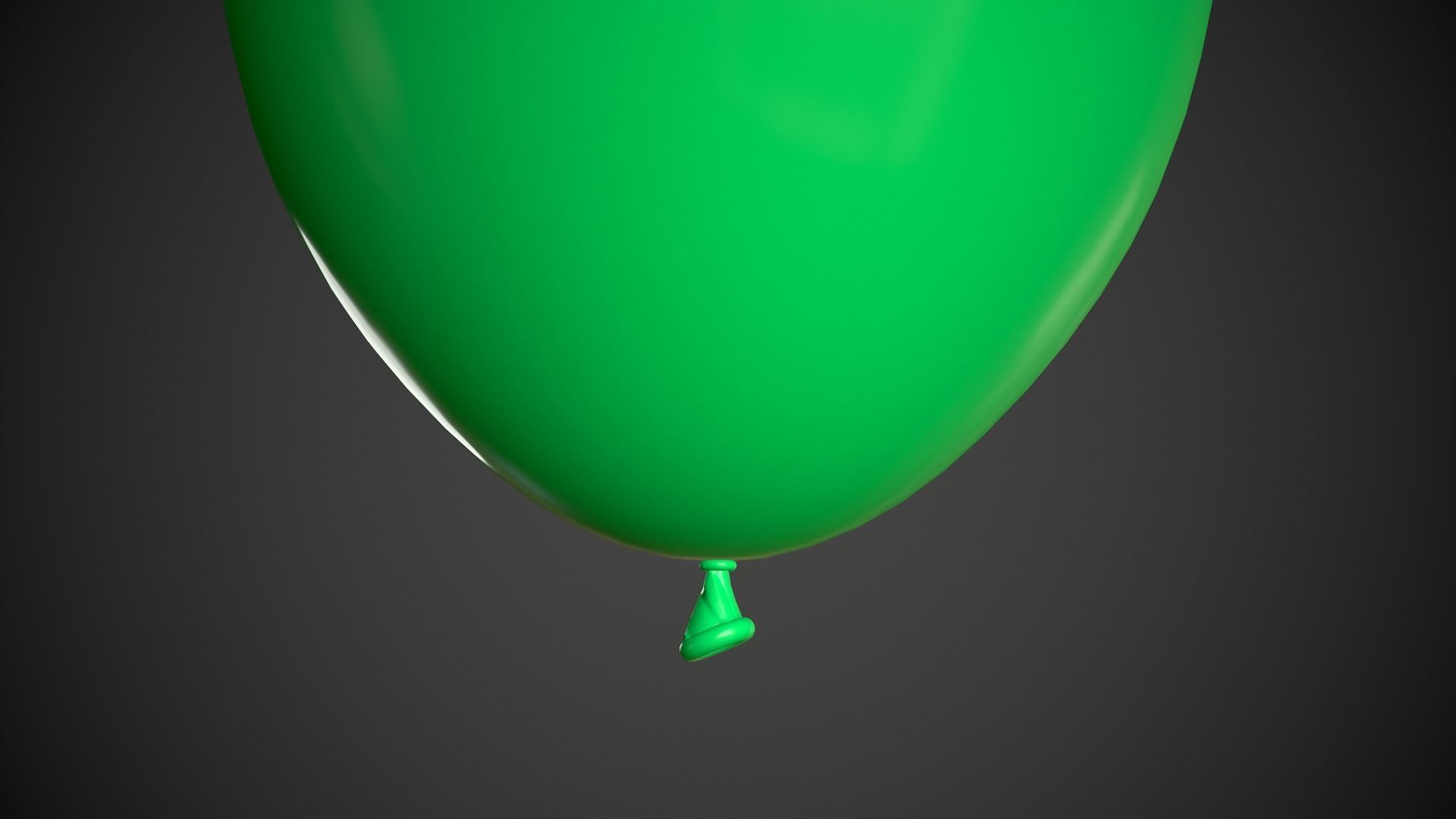 Ballon Colored Low-poly 3D model_1